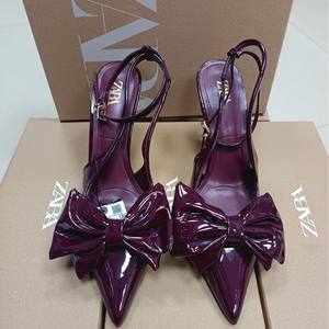 ZA 2025 kadın yaz ayakkabı yeni yay yüksek topuklu fransız sivri Stiletto topuk Mix kemer ile sonbahar ve dış ticaret için - Product Image 2