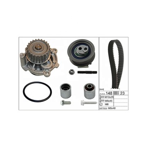 Kit <span class=keywords><strong>de</strong></span> <span class=keywords><strong>courroie</strong></span> <span class=keywords><strong>de</strong></span> <span class=keywords><strong>distribution</strong></span> avec pompe à eau pour VW <span class=keywords><strong>Golf</strong></span> Passat Audi A4 2.0T Compatible avec INA 530044531 OE 06F121011 06D109243C - Product Image 2