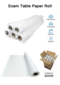 Rotolo di carta del letto della copertura del divano della tavola dell'esame rotolo di carta per l'ospedale, clinica dentaria - Product Image 4