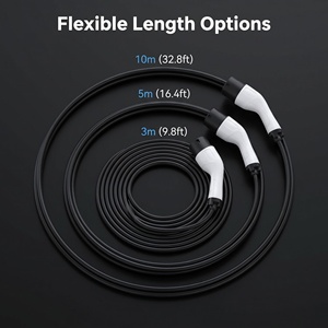Cable de Carga para Vehículos Eléctricos Trifásico de 22 kW y 32 A, Compatible con Sistemas Solares, Modo RCM 3, Cable IEC 62196-2, Tipo 2 a Tipo 2 - Product Image 6