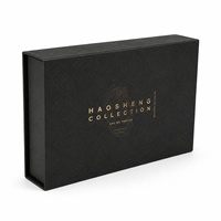 Coffret cadeau de luxe personnalisé avec insert magnétique noir en EVA pour parfum et fragrance