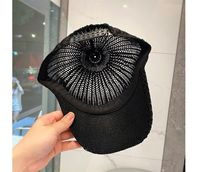 Casquettes de baseball formelles en coton à logo brodé en 3D personnalisé à deux tons à 6 panneaux non structurées
