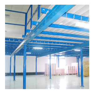 Plateforme en acier à grande portée avec support de colonne, système de plateforme industrielle en acier robuste - Product Image 1