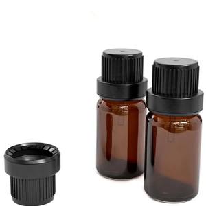 Flacon compte-gouttes européen d'huile essentielle en verre vert ambré de 1oz 5ml 10ml 15ml 20ml 30ml 50ml avec bouchon anti-vol et compte-gouttes à insérer - Product Image 4