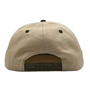 Fashion Hot Sell 5 Panel Unstructured Flat Brim Snapback <b>Cap</b> Custom logo Low MOQ <b>Plain</b> Baseball <b>Cap</b> - Product Image 4