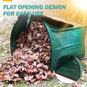 Sac à ordures de <span class=keywords><strong>jardin</strong></span> pliable robuste de 53 gallons avec couvercle et gants-Grand sac de poubelle de <span class=keywords><strong>jardin</strong></span> vert - Product Image 5
