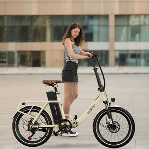 Mini Vélo Électrique Onesport OT16-2 250W 7 Vitesses pour Trajets Urbains, Pliable avec Enjambement Bas, Batterie Amovible, Charge 100kg, Livraison - Product Image 1