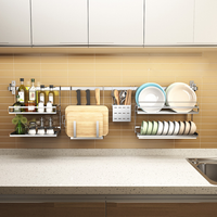 Prix usine étagère de rangement de cuisine 2 niveaux assiette bol organisateur en acier inoxydable séchage égouttoir support de bol en métal