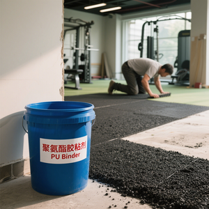 Colle de sol en caoutchouc SBR EPDM à liant polyuréthane à un composant INOLP pour surfaces de terrain de jeu pistes de course fabriquées en Chine - Product Image 3