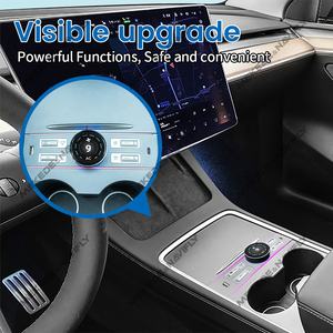 Navifly Contrôle de la climatisation Réglage du siège passager Verrouillage <span class=keywords><strong>enfant</strong></span> Miroir Panneau pliant commutation lumineuse <span class=keywords><strong>pour</strong></span> voitures Teslal - Product Image 6