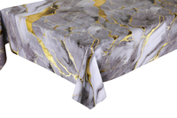 Nappes en PVC gaufrées et imprimées par transfert, design nouveau, élégantes et haut de gamme, anti-taches