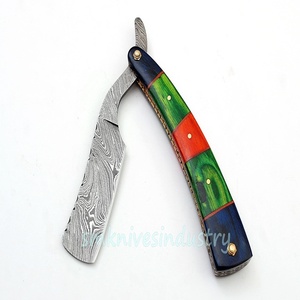 ที่กำหนดเองทำมือตรงโกนมีดโกนกับใบมีดดามัสกัส (Rz306) - Product Image 6