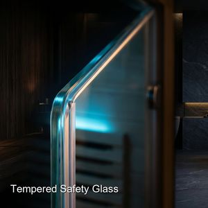 Cabine de sauna style <span class=keywords><strong>nordique</strong></span> avec poêle Harvia et pierres de lave pour une thérapie thermique authentique - Product Image 6