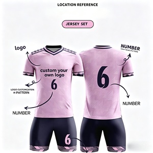 Camiseta <span class=keywords><strong>de</strong></span> Fútbol Personalizada con Logotipo <span class=keywords><strong>de</strong></span> <span class=keywords><strong>Equipo</strong></span>, Sin Pedido Mínimo, Nombre y Número Personalizados - Product Image 5