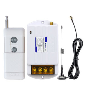12V 220V 380V inalámbrico RF 433Mhz puerta de un solo canal cerradura de puerta de garaje acceso control remoto sistema control remoto interruptor botón de salida - Product Image 1