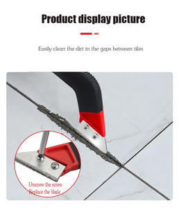 세라믹 기계 공구 DIY 그라우트 제거 코킹 엣지 도구 드라이 월 마감 조인트 스크레이퍼 - Product Image 5