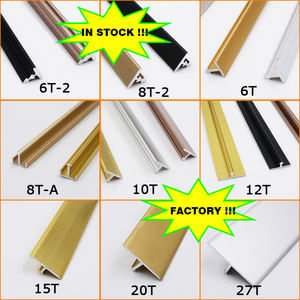 Prezzo basso certificato CE alluminio Extrus Profil a forma di T Trim per parete - Product Image 5