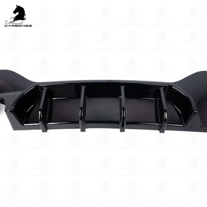 2 lời khuyên ABS nhựa phía sau Bumper Lip khuếch tán bóng đen xe DMAX loại đôi khuếch tán cho BMW F20 m công nghệ LCI 2015-2019 - Product Image 5