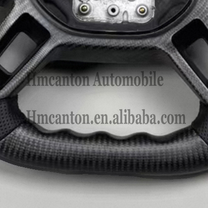 Volant de direction pratique en cuir perforé en fibre de carbone mat, en promotion, pour Land Rover Defender - Product Image 2