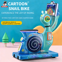 Manèges pour enfants à pièces de monnaie en métal, vélo escargot à pédales, jeu en forme de pédale, course interactive parent-enfant, simulateur de voiture et de moto