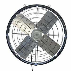 Ventilador de Pared Industrial Bonawind de 38'' con Aspas de Acero Inoxidable y Panel de Ventilación Eléctrico - Product Image 5