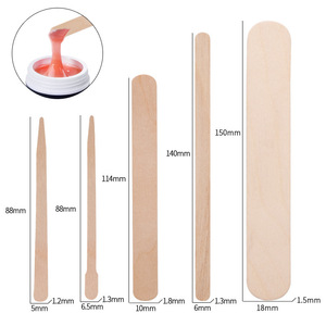 Palitos de Cera Depilatoria Desechables de Madera, Varios Tamaños, Cuchara Facial, Espátula, Herramienta de Depilación para Salón de Belleza - Product Image 3