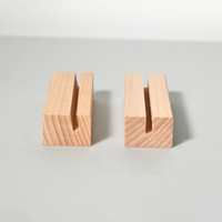 PAFU Panneau en bois Menu Place Card Nom Carte Table Numéro Signe Stand Holders