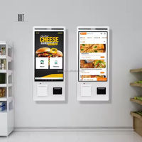 Paiement de kiosque de commande en libre-service à écran tactile de 21.5/24/27/32 pouces pour le marché de la restauration rapide