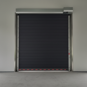 Pintu Gulung Baja Galvanis Tahan Badai Terlaris, Pintu Garasi Otomatis Keamanan Tinggi Tahan Air dengan Remote - Product Image 6