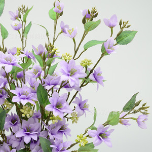 Dongchen Crafts <b>Artificial</b> Jasmine Vase <b>Flowers</b> 2-Forked Single Stem <b>For</b> Wedding Home Decor Window Tabletop <b>Arrangements</b> - Product Image 2