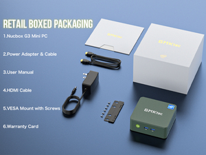Gmktec G3 PLUS Intel Celeron N150 Mini PC 4-core 4-Thread 8/16/32GB DDR4 512GB/1TB SSD คอมพิวเตอร์ตั้งโต๊ะขนาดเล็ก - Product Image 6