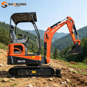 SHANDING จัดส่งฟรี รถขุดขนาดเล็ก 2.5 ตัน เครื่องยนต์ Kubota มาตรฐาน EPA รถขุดตีนตะขาบขนาดเล็กสำหรับฟาร์ม รถขุดขนาดเล็ก 1.7 ตัน 2 ตัน ราคาถูก รถขุดขนาดเล็ก - Product Image 3