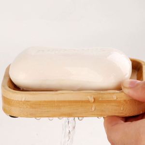 Wholesale High Quality <b>Soap</b> Tray Natural Wood <b>Bamboo</b> <b>Soap</b> <b>Dish</b> Holder for Bathroom Shower - Product Image 4
