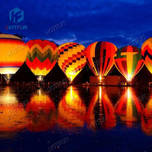 बड़ी क्षमता से युक्त गर्म हवा के गुब्बारे कस्टम लोगो अनुकूलित रंग Uv मुद्रण मौसम प्रतिरोधी 10-12 फीट फुली ऊंचाई - Product Image 3