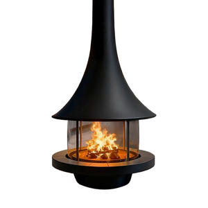 Отдельностоящий декоративный камин с реалистичным пламенем для дома, улицы и отелей с английским дисплеем - Product Image 5