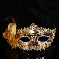 Vente en gros Mascarade Masque laser Fleur vénitienne Masques pour les yeux Fête de Noël Ballon de danse Cosplay Masque de sport