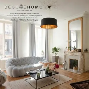 أريكة روشبيرغ القابلة للتحويل على شكل فقاعة من البولي يوريثان بمقعد واحد، أريكة استرخاء على شكل كرة قدم، كرسي أريكة عصري منحني من تصميم مشهور على الإنترنت - Product Image 1