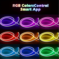 Neonawall - Bandes lumineuses LED néon RGB personnalisées en gros, lumières flexibles en forme de corde, lumières pour armoires, décoration pour chambre à coucher et salle de jeux