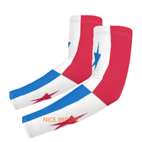 Manchons de bras rafraîchissants avec drapeau pan-africain, protection solaire patriotique pour hommes et femmes, pour la course, le golf et le cyclisme