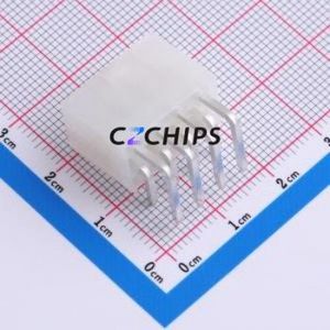 WB420A2H-080P-001 Wire-to-<b>Board</b> <b>Pin</b> Header Bent Lead Through Hole,P=4.2mm 2x4P 4.2mm Right Angle Insert Mini-Fit (MX 4.2) - Product Image 2