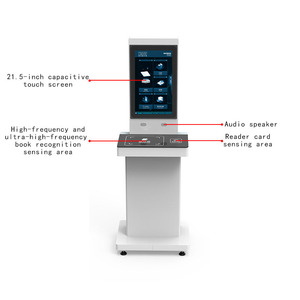 Equipo Inteligente para Bibliotecas, Kiosco de Autoservicio para el Registro de Entrada y Salida de Libros, Lector <span class=keywords><strong>RFID</strong></span> <span class=keywords><strong>HF</strong></span> de 13.56MHz para Sistemas de Bibliotecas - Product Image 2
