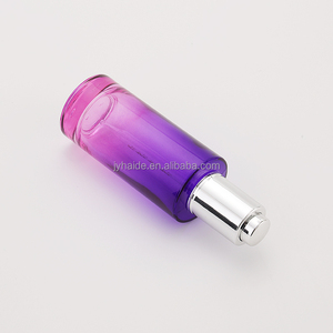 30 ml mor cam şişe için bir ölçek pipet ve meme özü yağı serumu ile işaretlenmiş 18mm 18/415 alüminyum kabuk basın damlalık. - Product Image 5