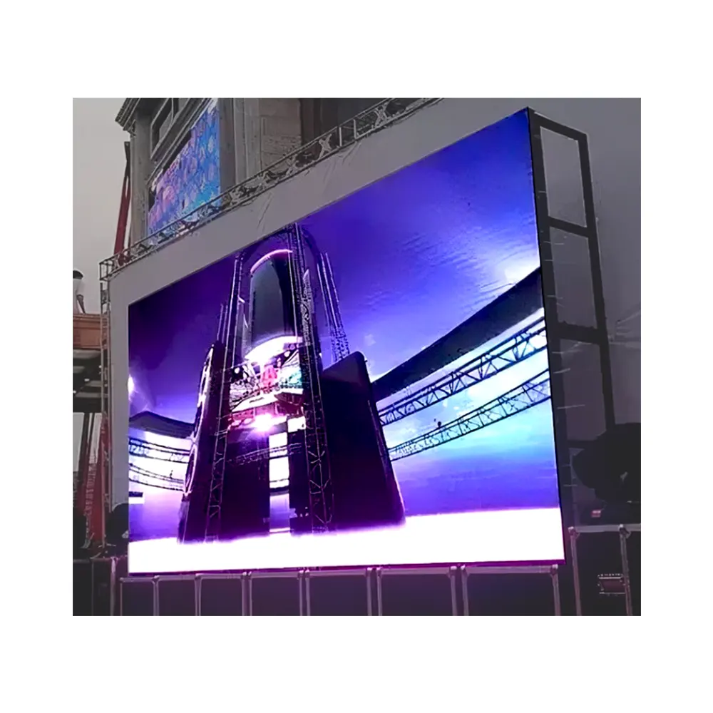 フライバーをぶら下げている6メートルの画面4KLed屋外イベントDiyビデオ壁背景ステージデザインパネルコンサートレンタル機器用