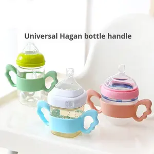 เฮเกน เบเบ้ คอนฟอร์ทขวดนมทรงสี่เหลี่ยมปากกว้างพิเศษพร้อมที่จับวัสดุซิลิโคนอเนกประสงค์รุ่น KP080 - Product Image 4