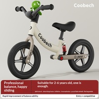 Nouveau Vélo d'équilibre à suspension pour enfants, Trottinette à pousser, Véhicule jouet tout-terrain amortissant les chocs