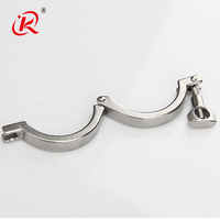 Colliers de serrage sanitaires Tri-Clamp en acier inoxydable SS 304 316L 13MHH à une seule goupille pour l'industrie alimentaire