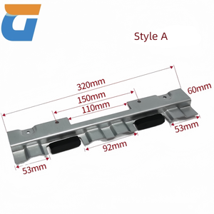 हिची एलिवेटर रेल लंबी लोहे की प्लेट स्लाइडर बेस डोर पैर और कार के लिए दरवाजे और कार/दरवाजे के ब्रैकेट के लिए - Product Image 3