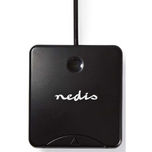 Lector de tarjetas inteligentes y tarjetas de memoria Nedis Compact USB 2.0 para tarjetas de identificación - Product Image 1