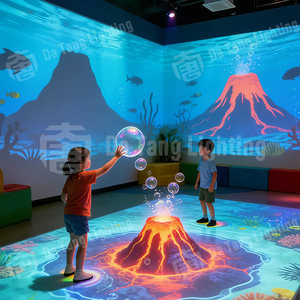 Factory Price Multi Player Immersive Interactive Floor <b>Projector</b> 80 Games <b>3D</b> AR Projection Indoor Playground Children Fun Zone - Product Image 5