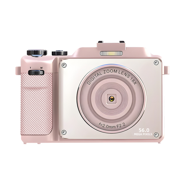 Newest Good Quality Cheap 4K 56MP 3'' IPS Screen Dual Lens Digital Video Camera with Wifi, Front AF Lens 18x Digital Zoom Camera